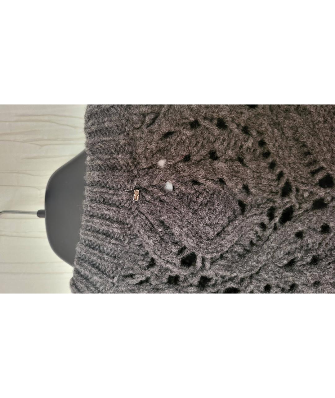 SPORTMAX Серый джемпер / свитер, фото 3