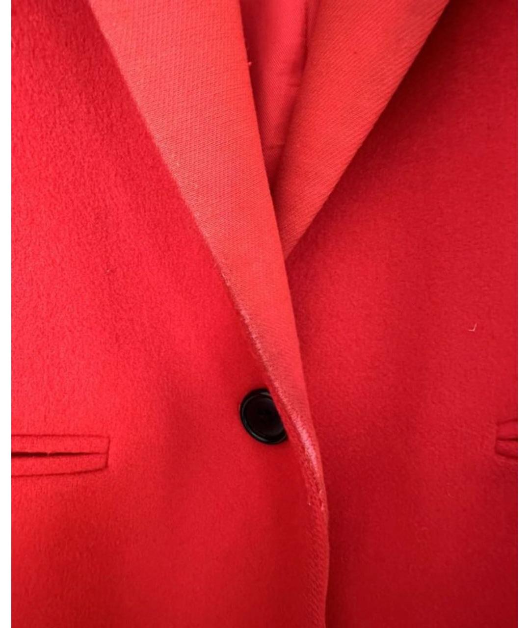DKNY Красное шерстяное пальто, фото 3