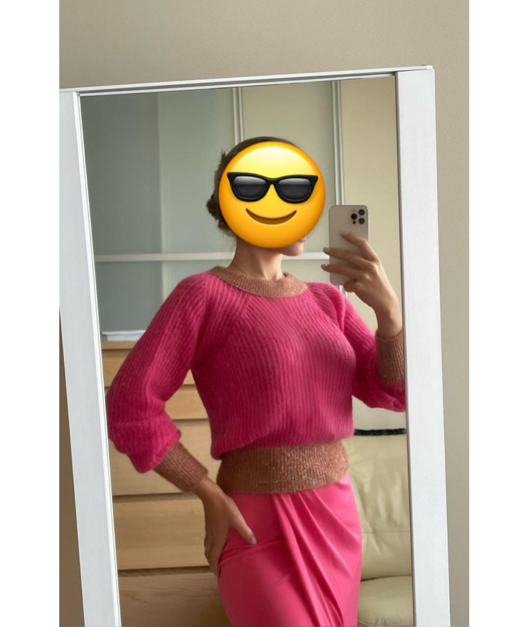 PINKO Розовый джемпер / свитер, фото 2