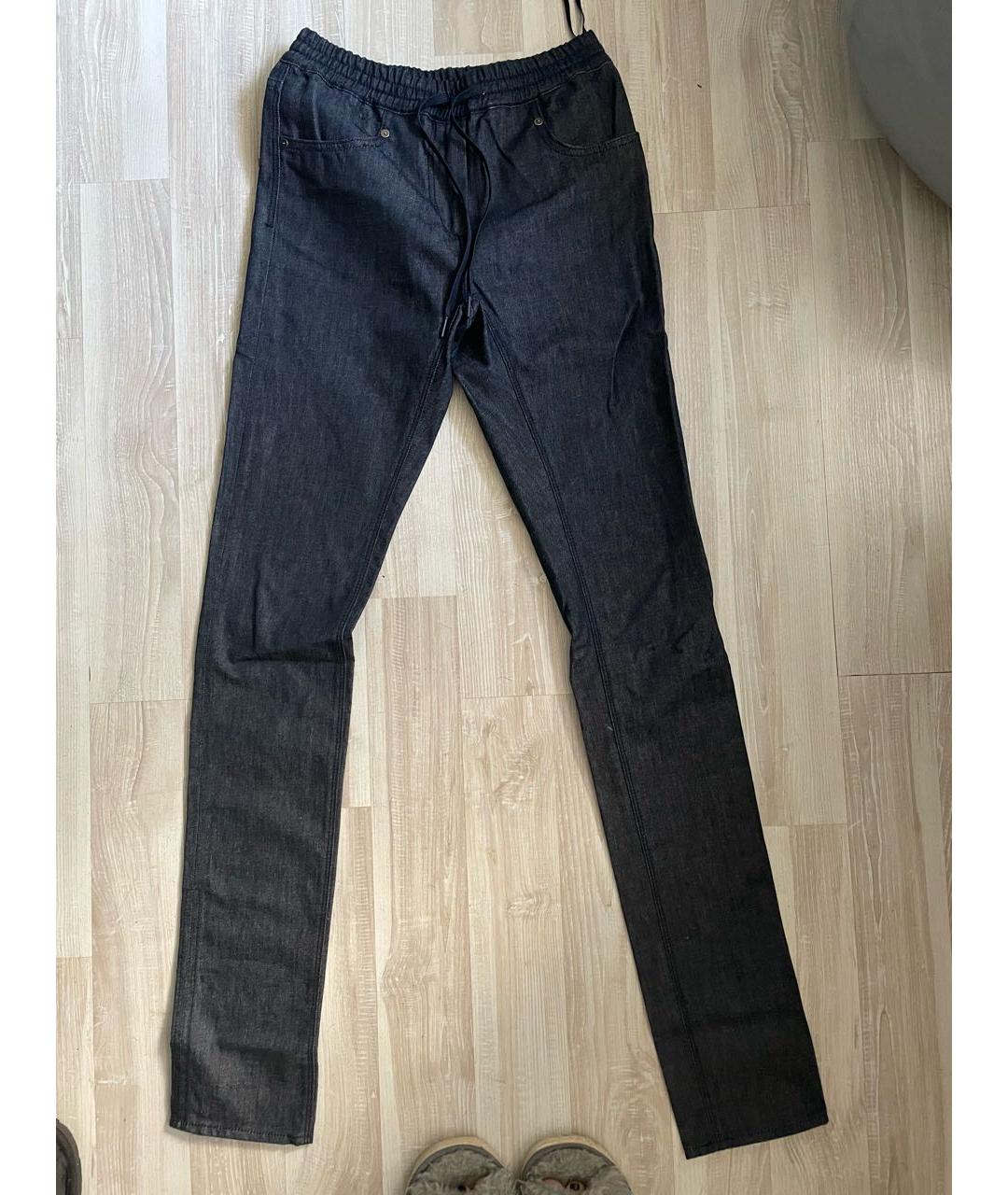 DKNY Темно-синие брюки узкие, фото 5