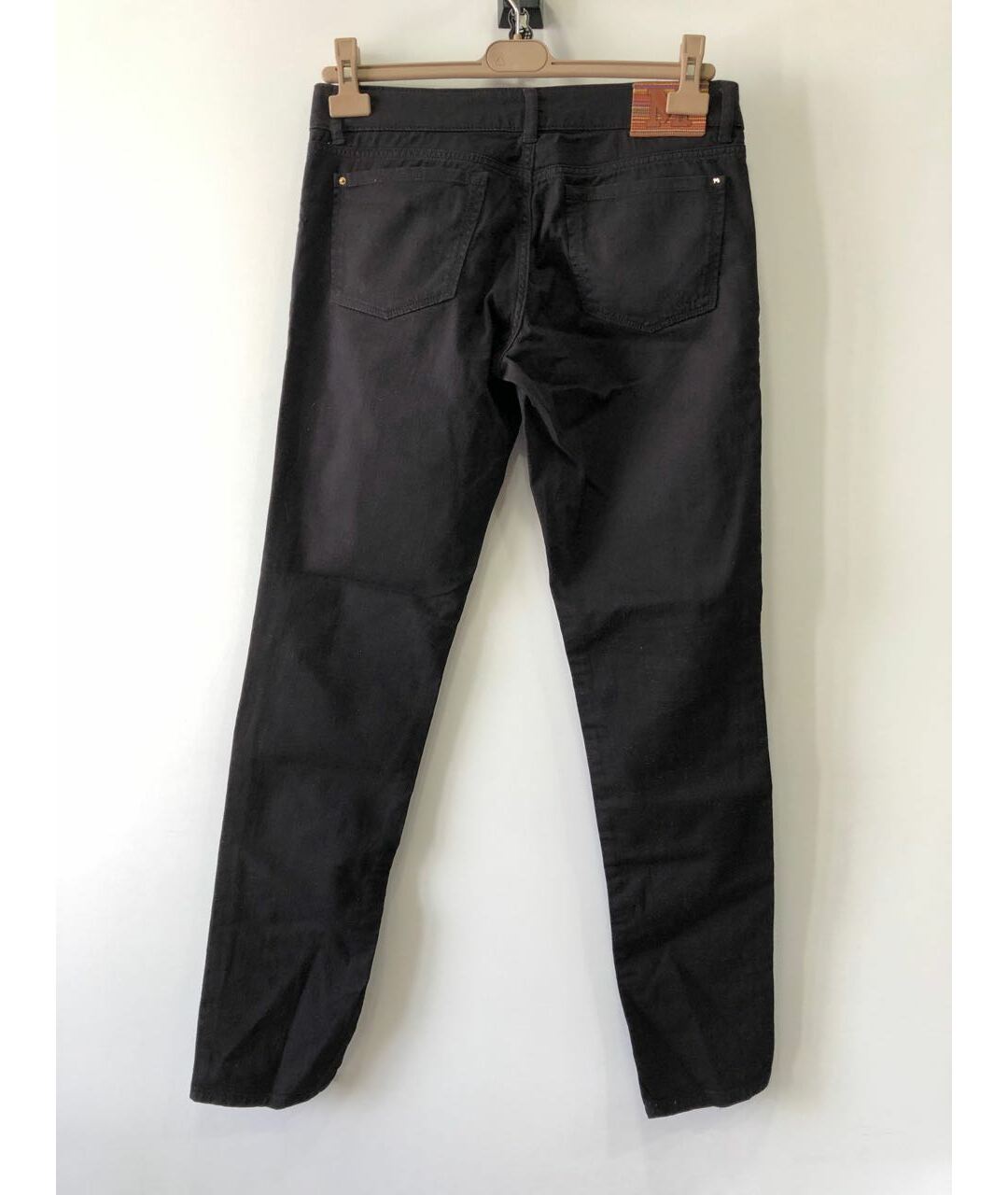 MISSONI Черные хлопковые прямые джинсы, фото 5