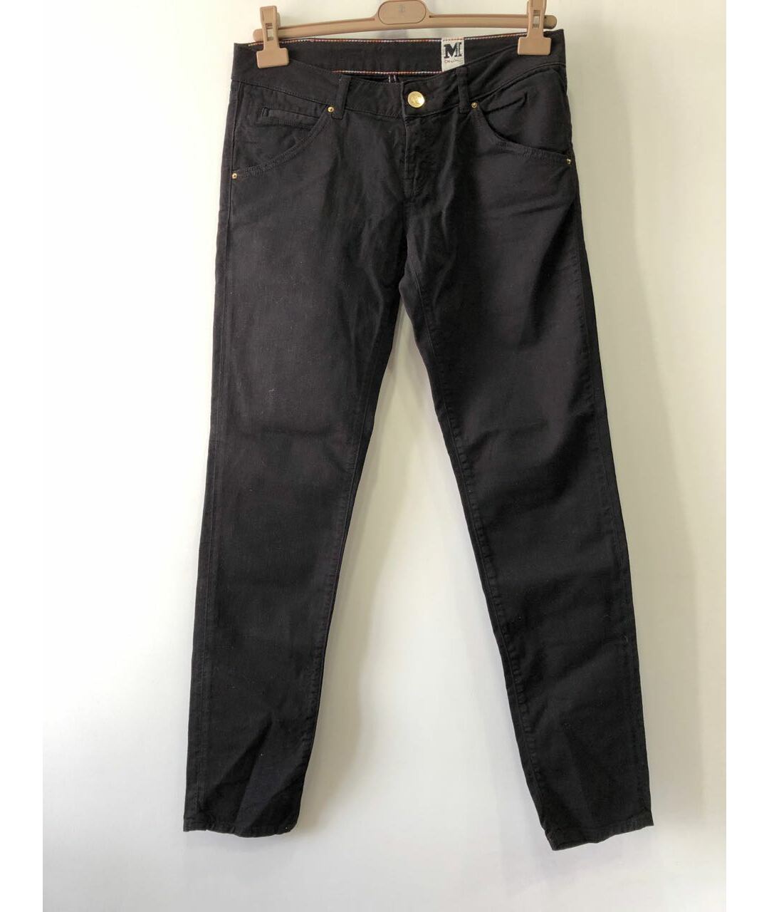 MISSONI Черные хлопковые прямые джинсы, фото 2