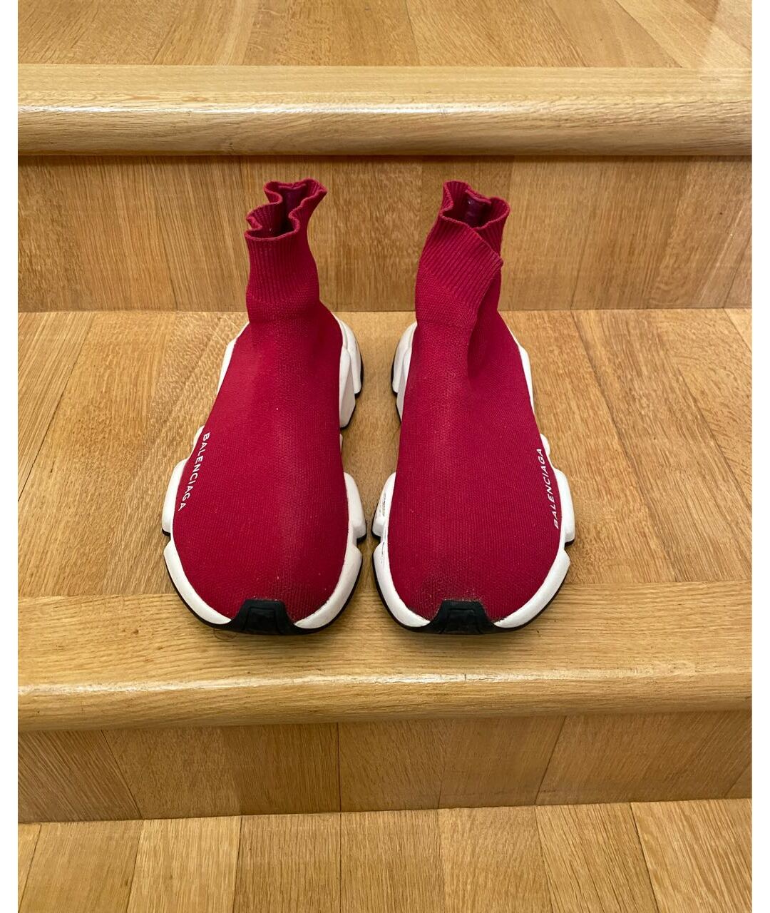 BALENCIAGA Красные кроссовки, фото 4
