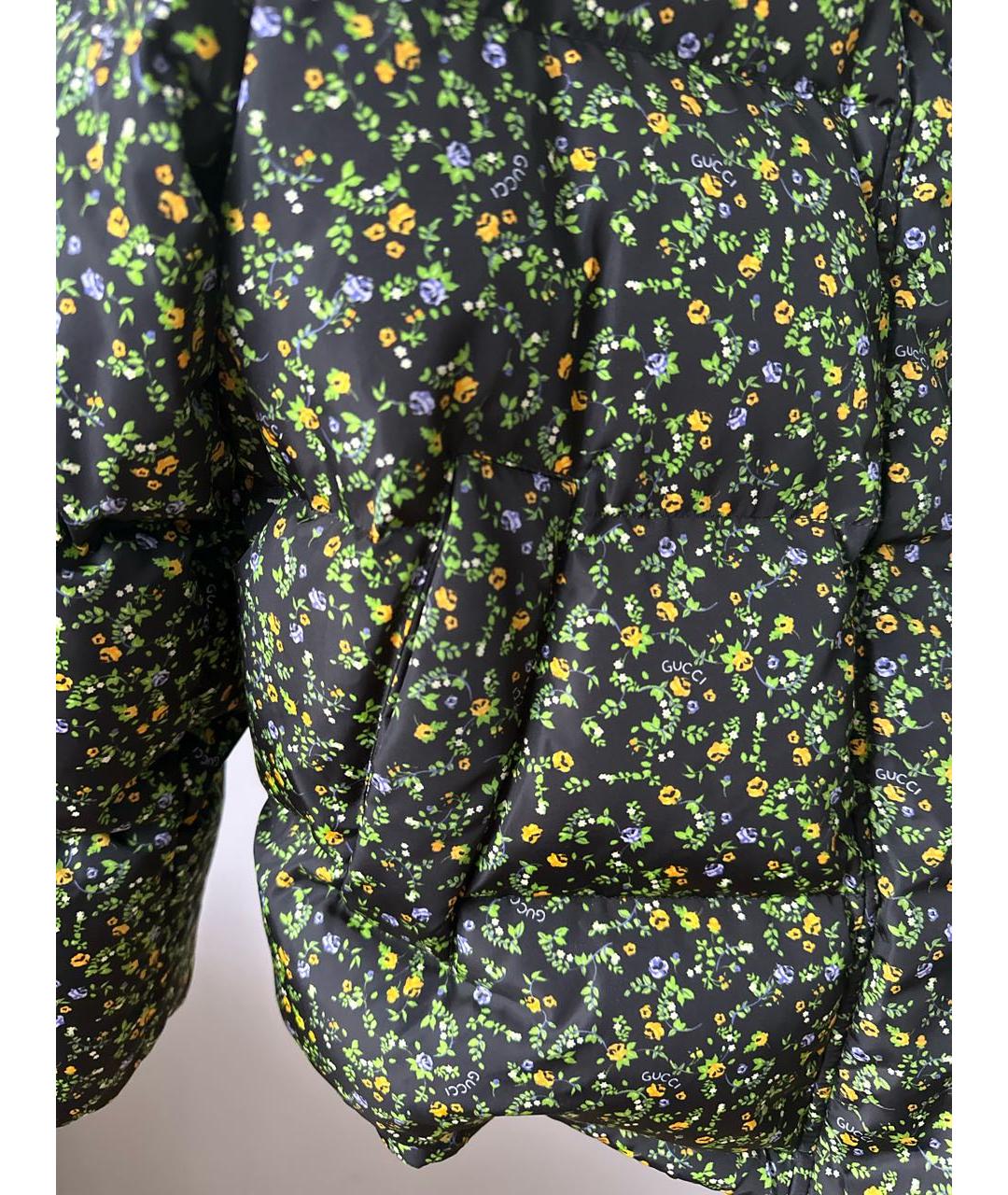 GUCCI Зеленая полиамидовая куртка, фото 5