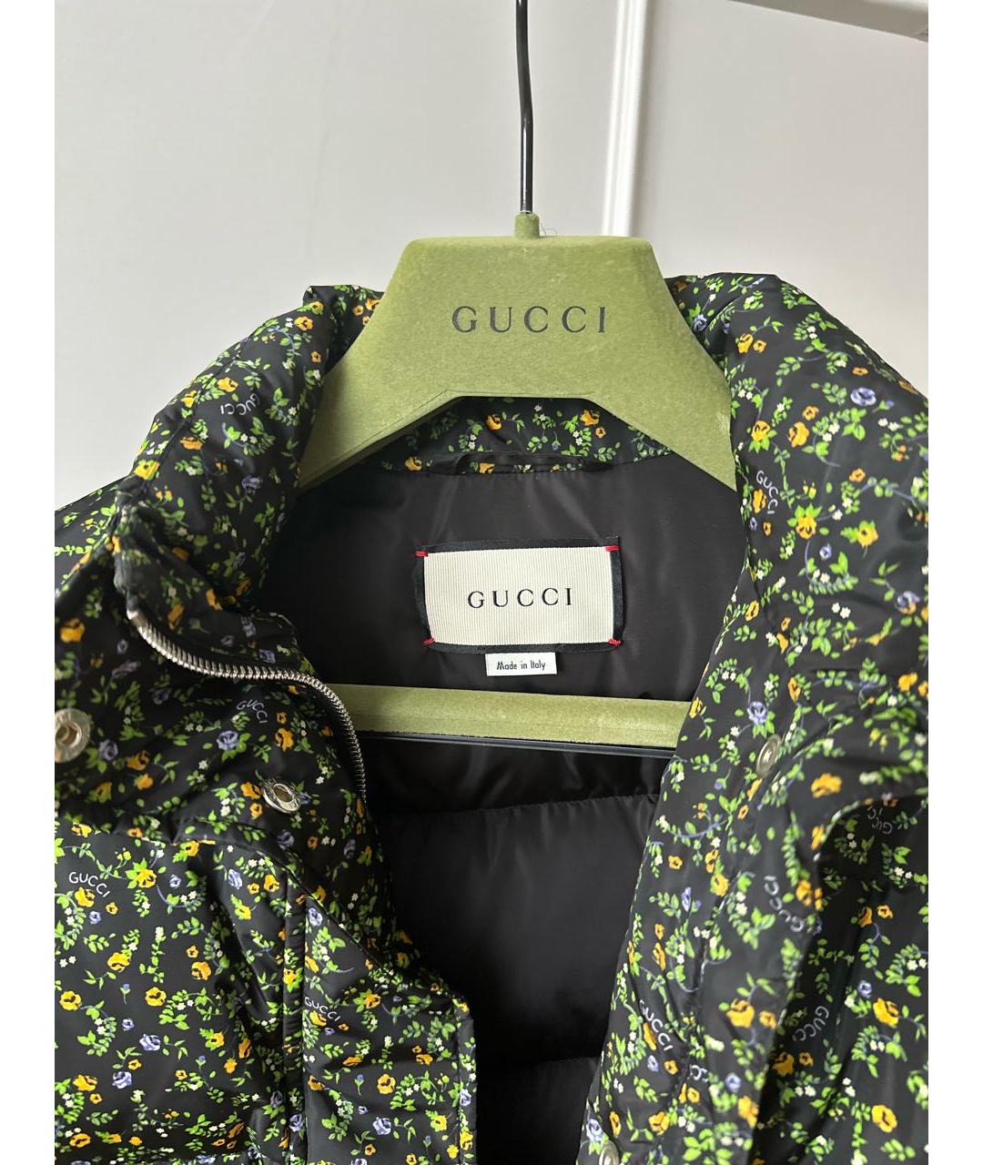 GUCCI Зеленая полиамидовая куртка, фото 3