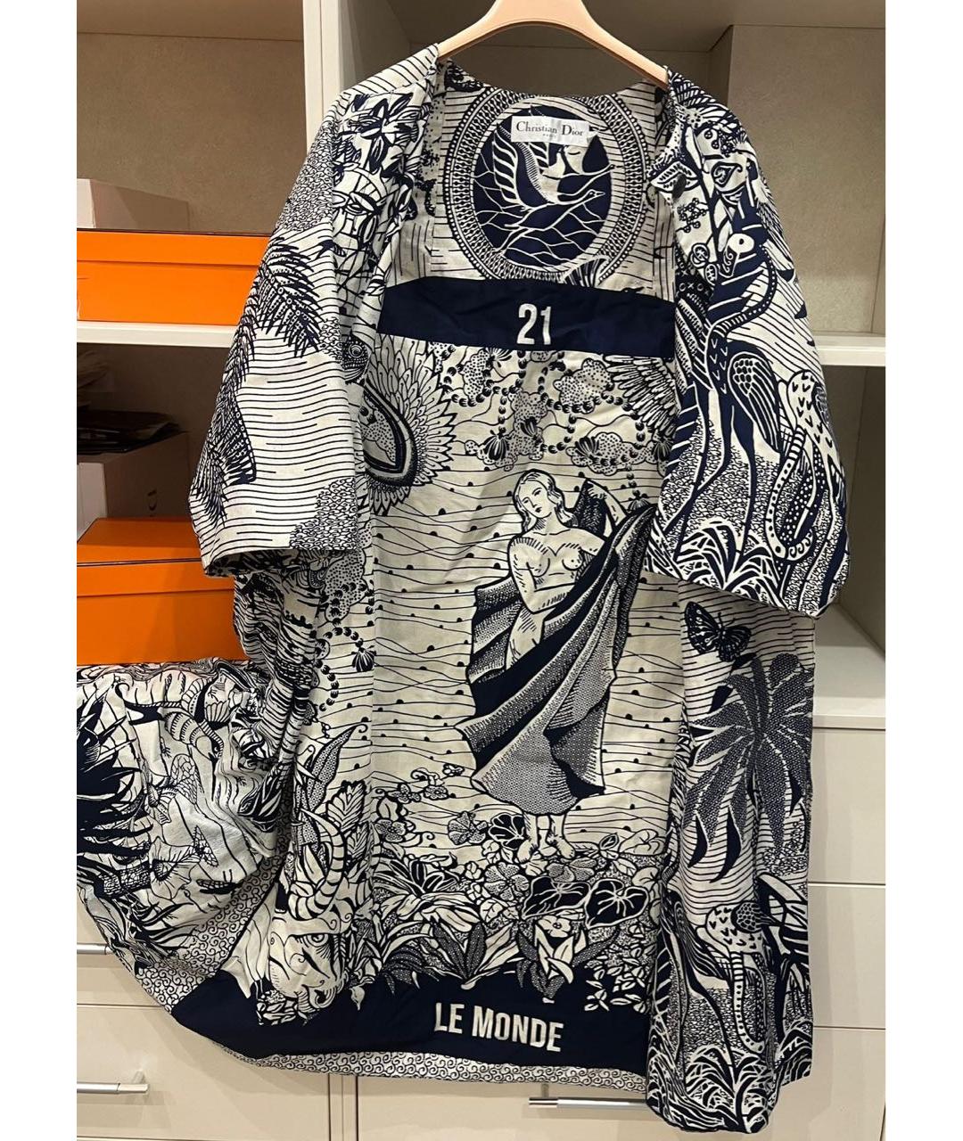 CHRISTIAN DIOR Мульти хлопковое пальто, фото 8
