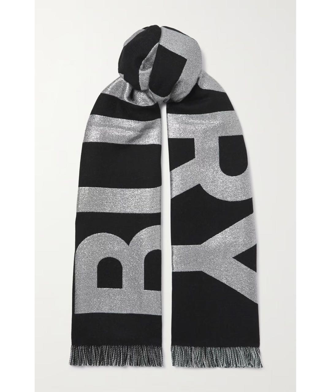 Burberry scarf black hotsell