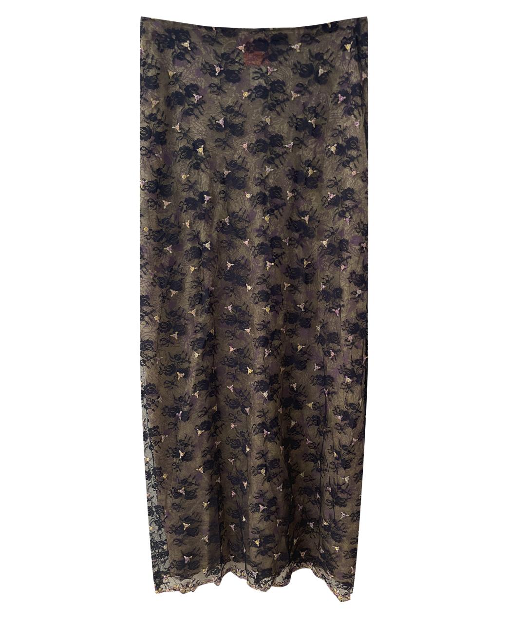 CHRISTIAN LACROIX Черная полиамидовая юбка макси, фото 1