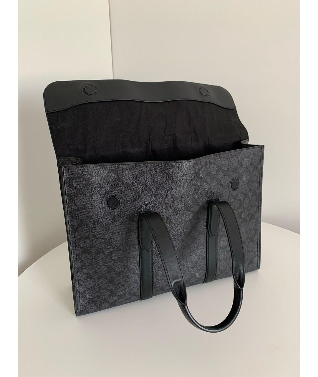 COACH Серый портфель, фото 4