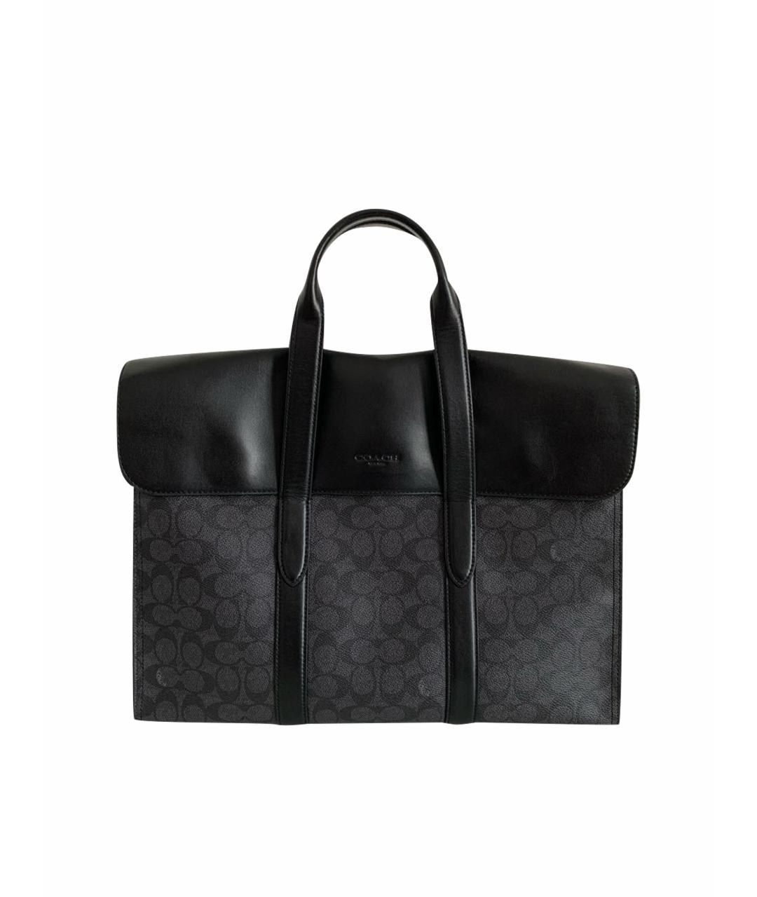 COACH Серый портфель, фото 1