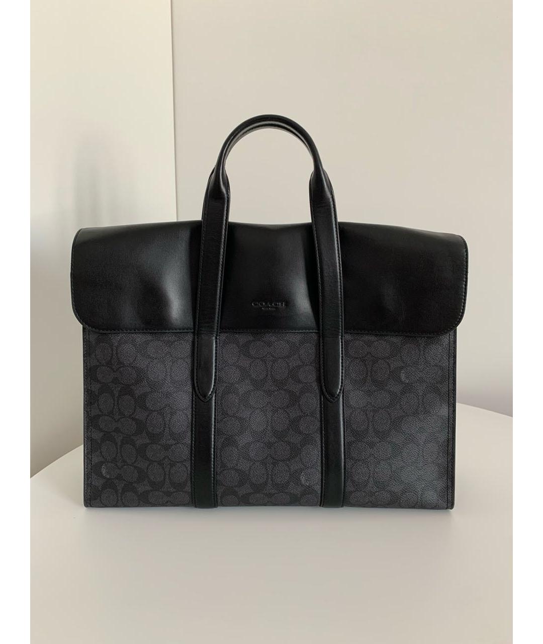COACH Серый портфель, фото 7