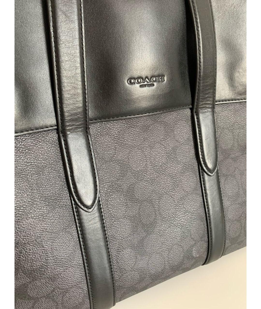 COACH Серый портфель, фото 5