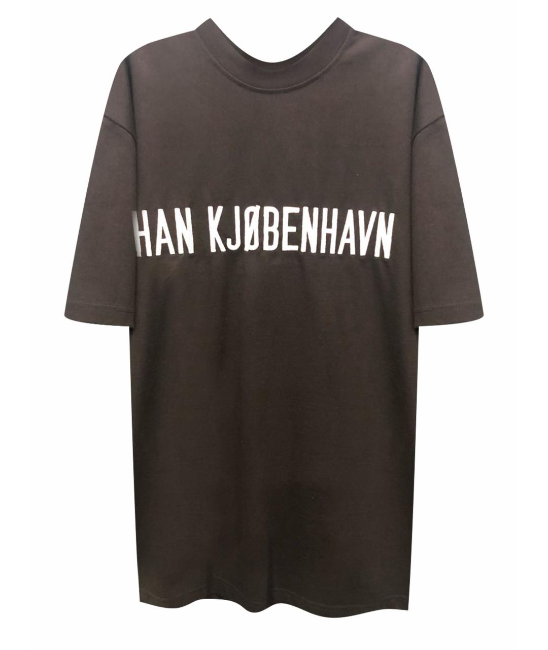HAN KJOBENHAVN Черная хлопковая футболка, фото 1