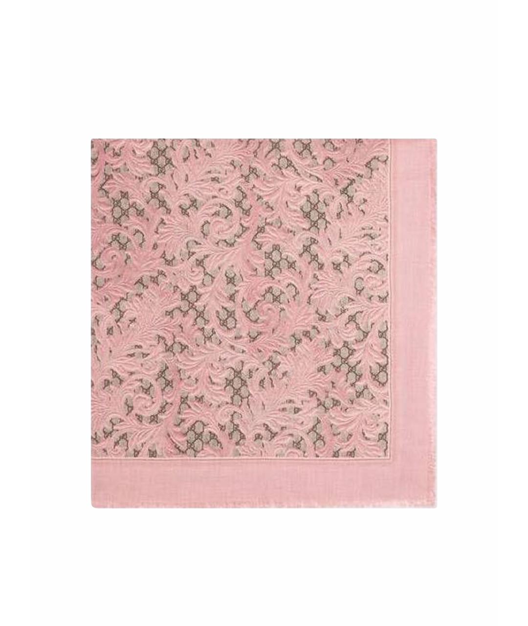 GUCCI Розовый шарф, фото 1