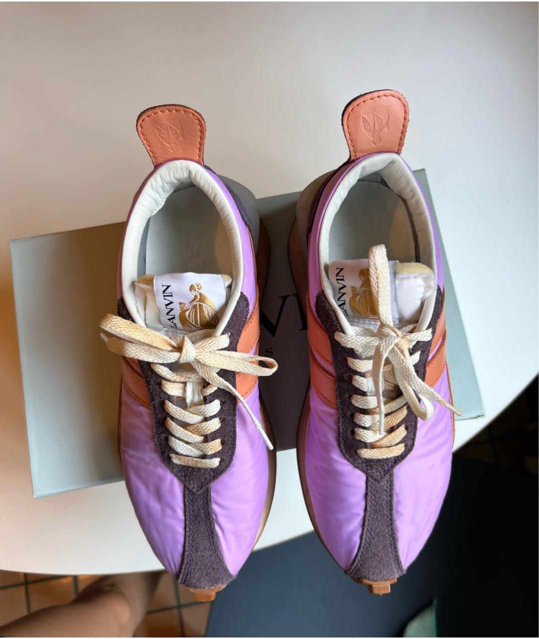 LANVIN Фиолетовые кроссовки, фото 3