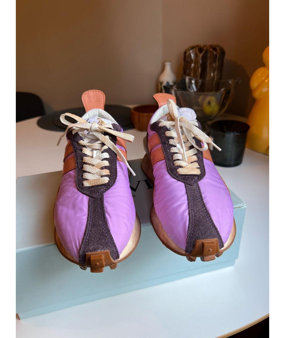 LANVIN Фиолетовые кроссовки, фото 2