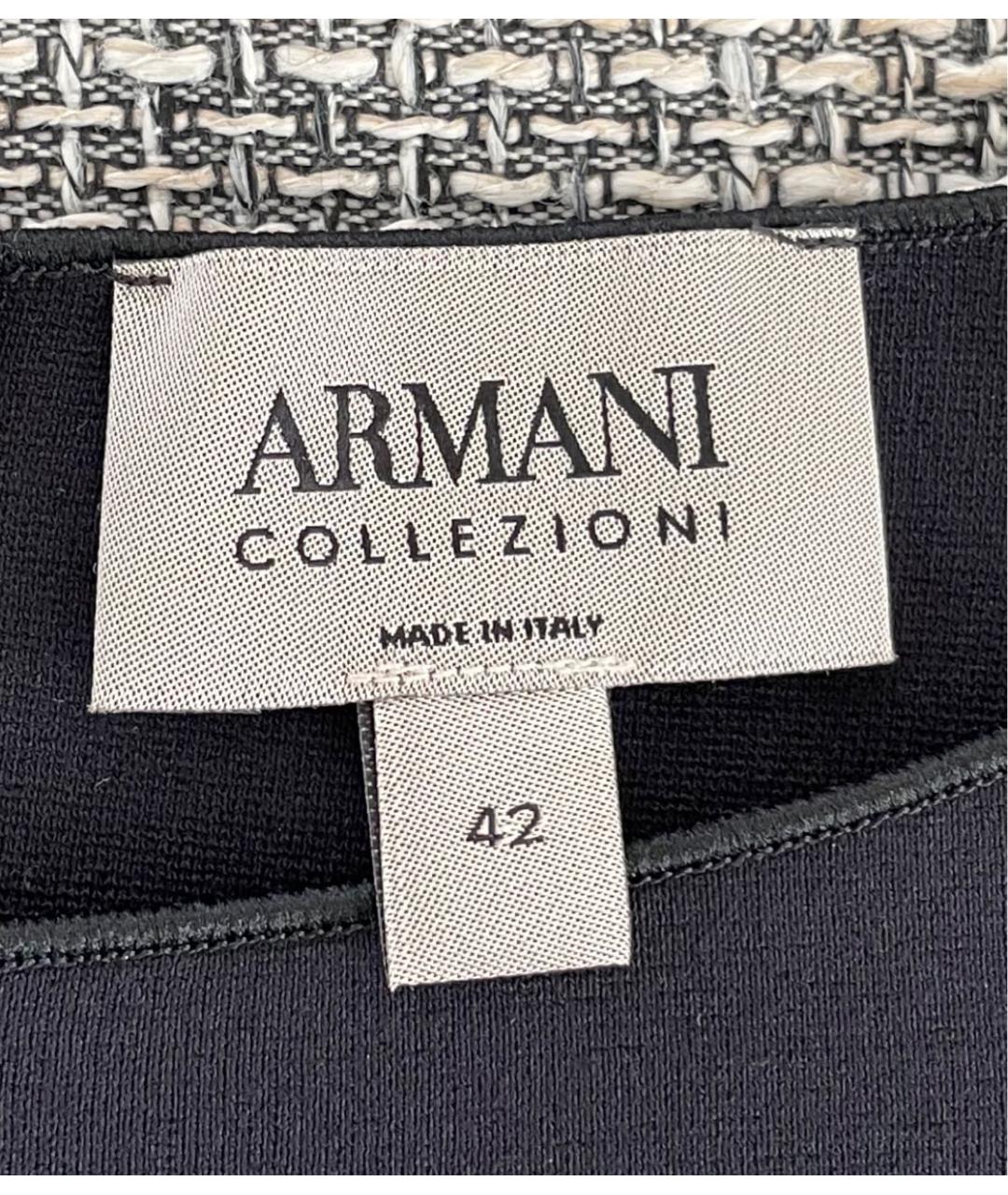 ARMANI COLLEZIONI Черное коктейльное платье, фото 3