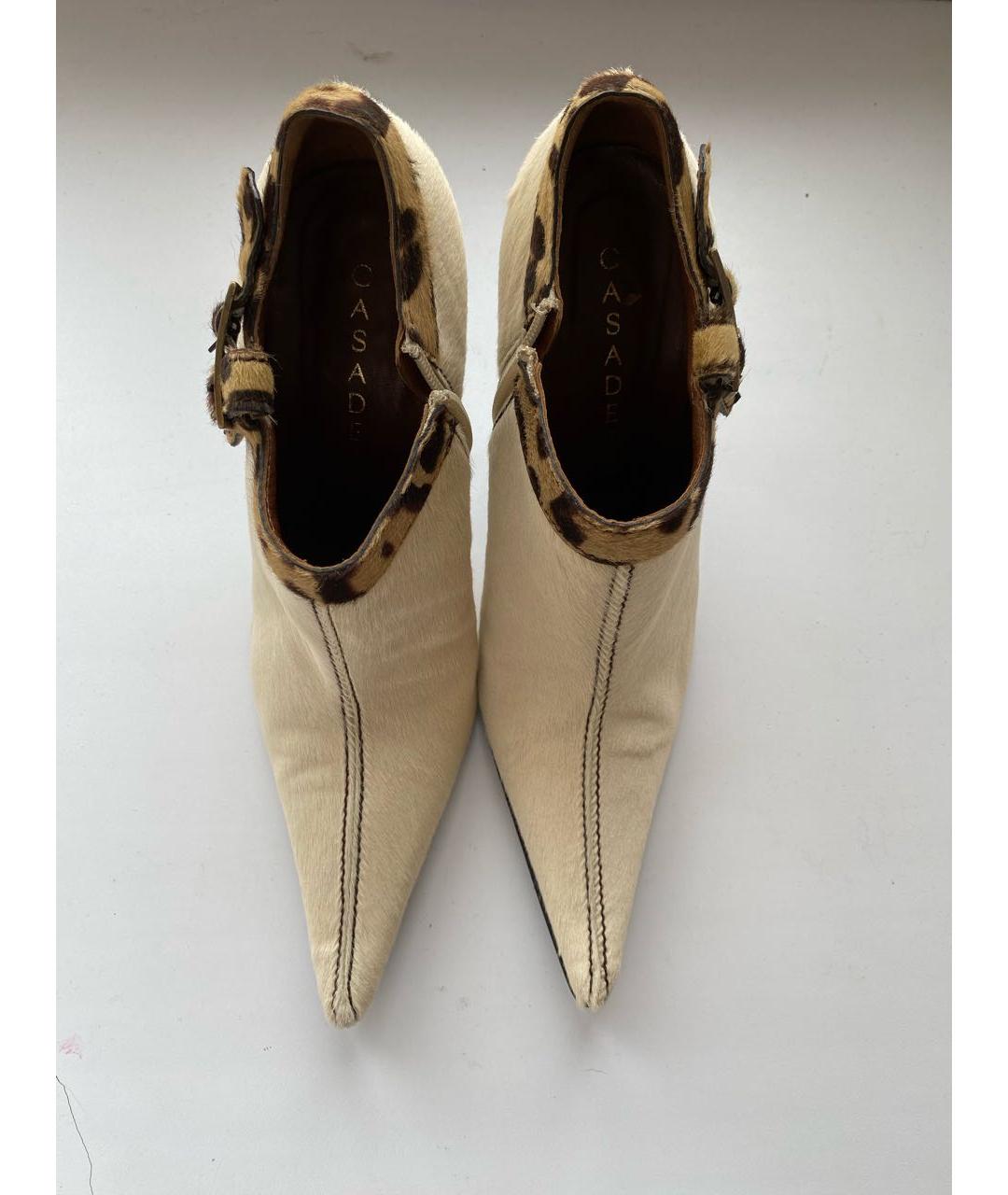 CASADEI Белые ботильоны, фото 2