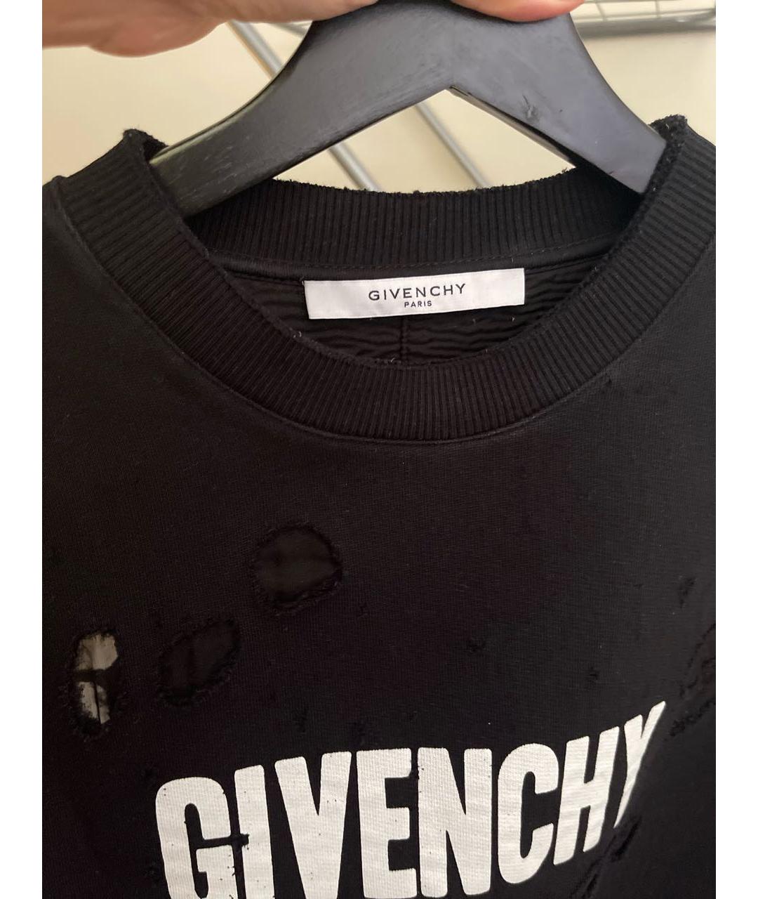 GIVENCHY Черный хлопковый джемпер / свитер, фото 3