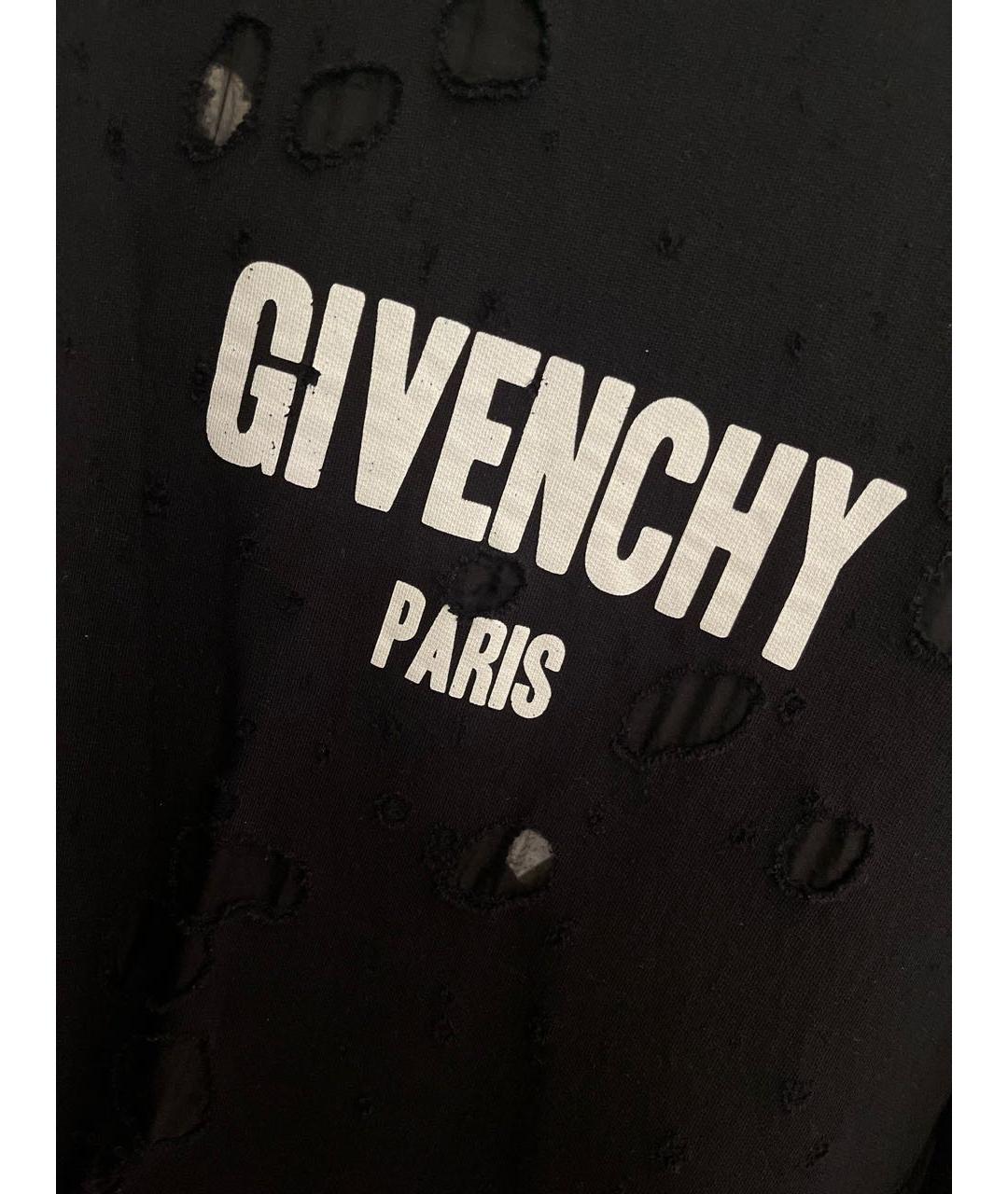 GIVENCHY Черный хлопковый джемпер / свитер, фото 4