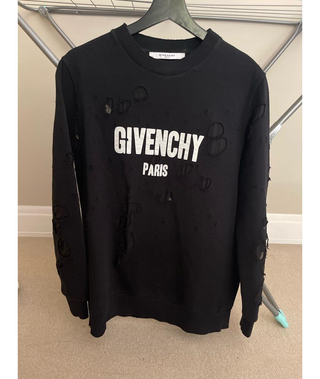 GIVENCHY Черный хлопковый джемпер / свитер, фото 5