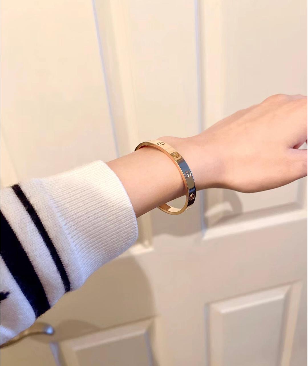 CARTIER Золотой браслет из розового золота, фото 7