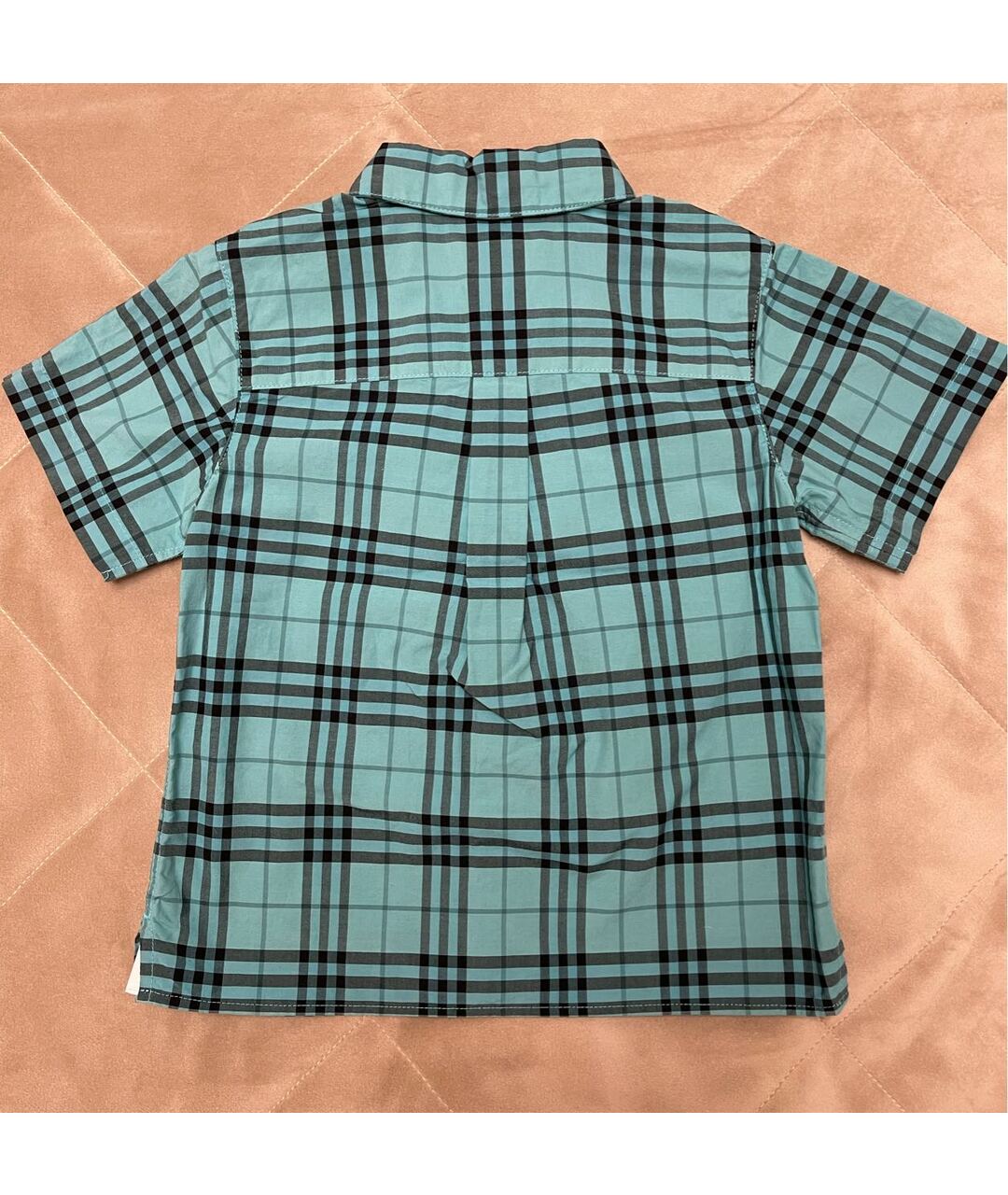 BURBERRY KIDS Бирюзовая хлопковая детская рубашка, фото 2