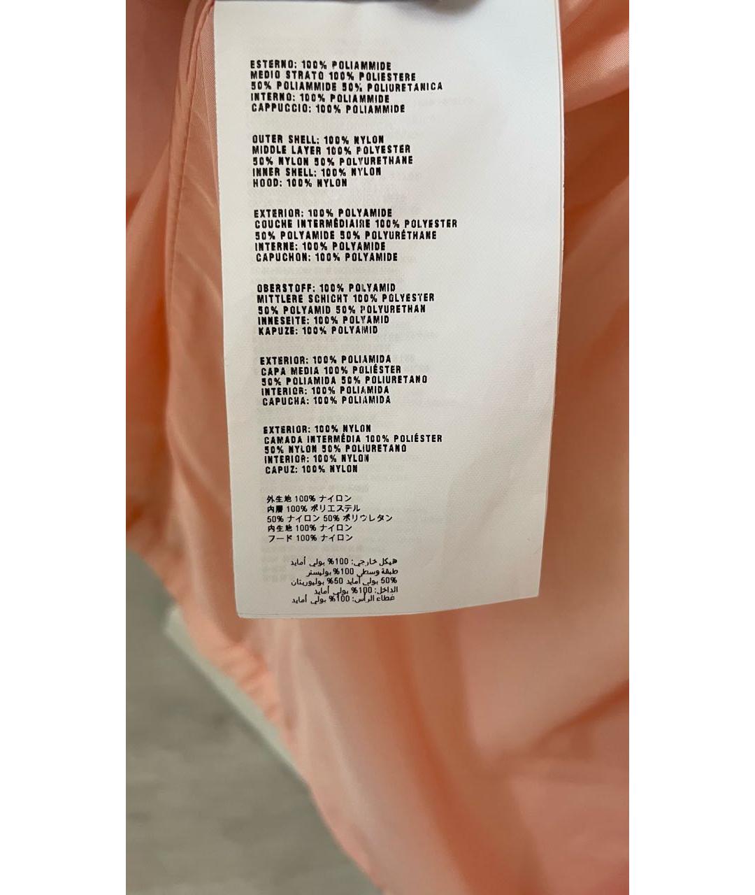 MIU MIU Розовая полиамидовая куртка, фото 6