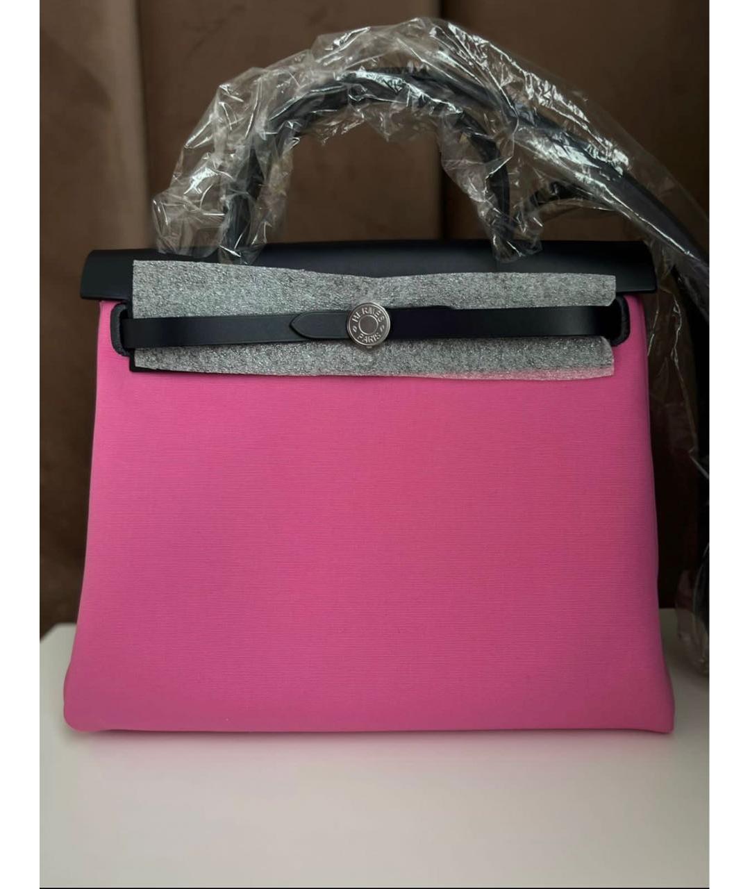 HERMES PRE-OWNED Розовая сумка с короткими ручками, фото 5