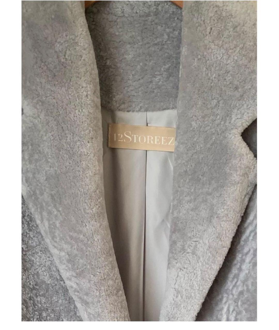12 STOREEZ Серая шуба, фото 4