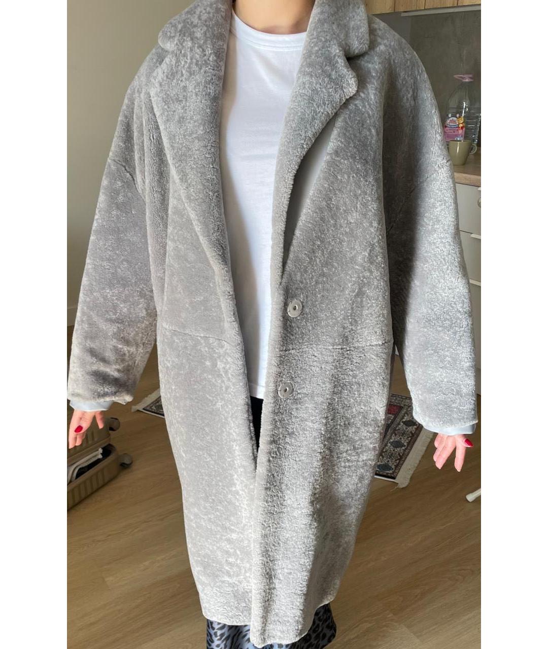 12 STOREEZ Серая шуба, фото 3