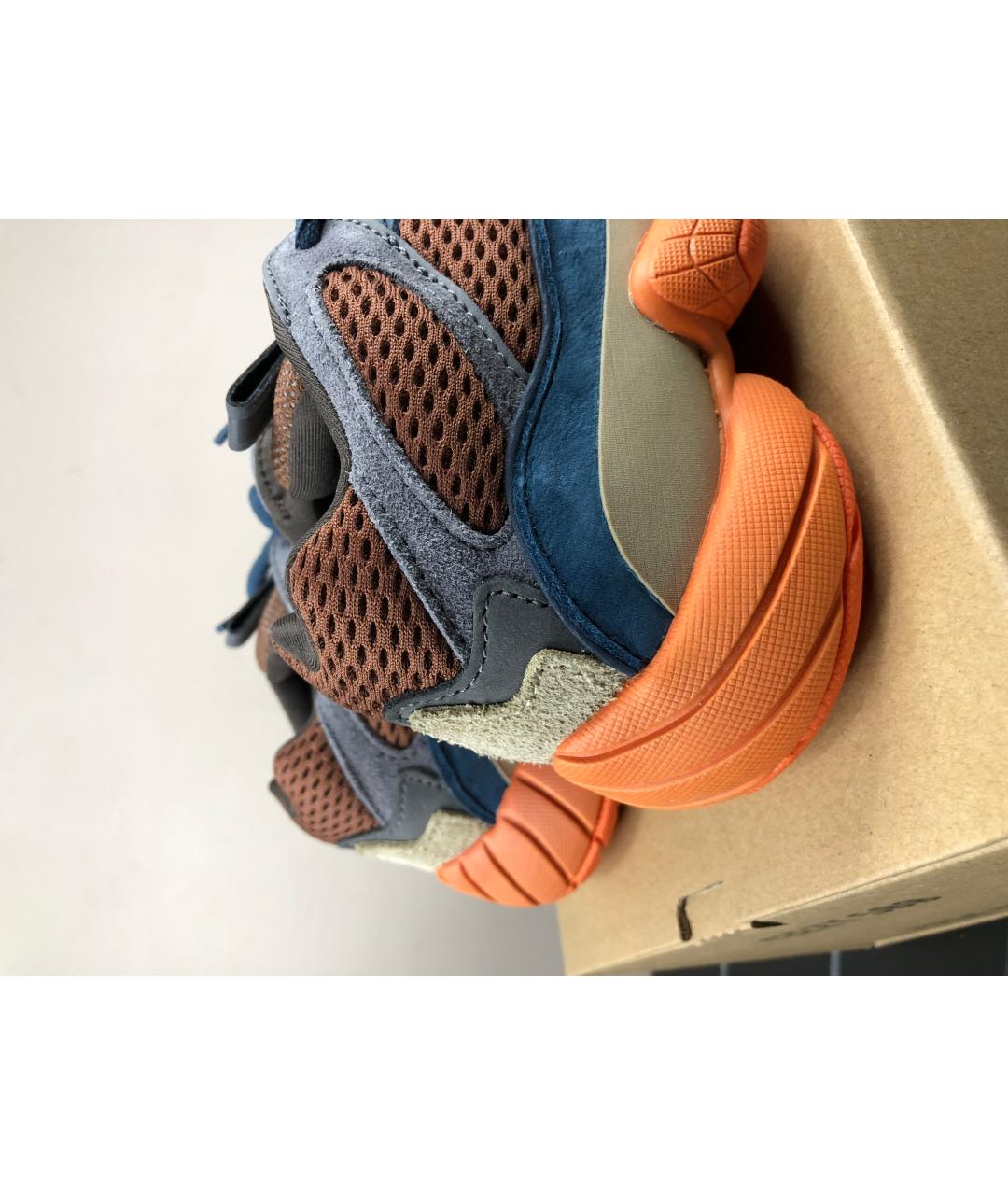 ADIDAS YEEZY Мульти замшевые кроссовки, фото 5