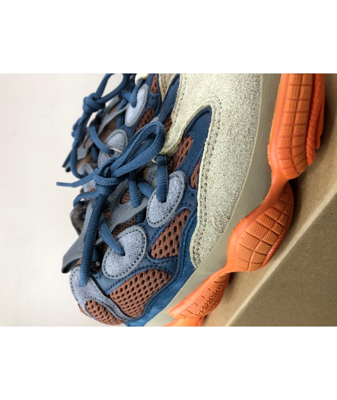 ADIDAS YEEZY Мульти замшевые кроссовки, фото 6