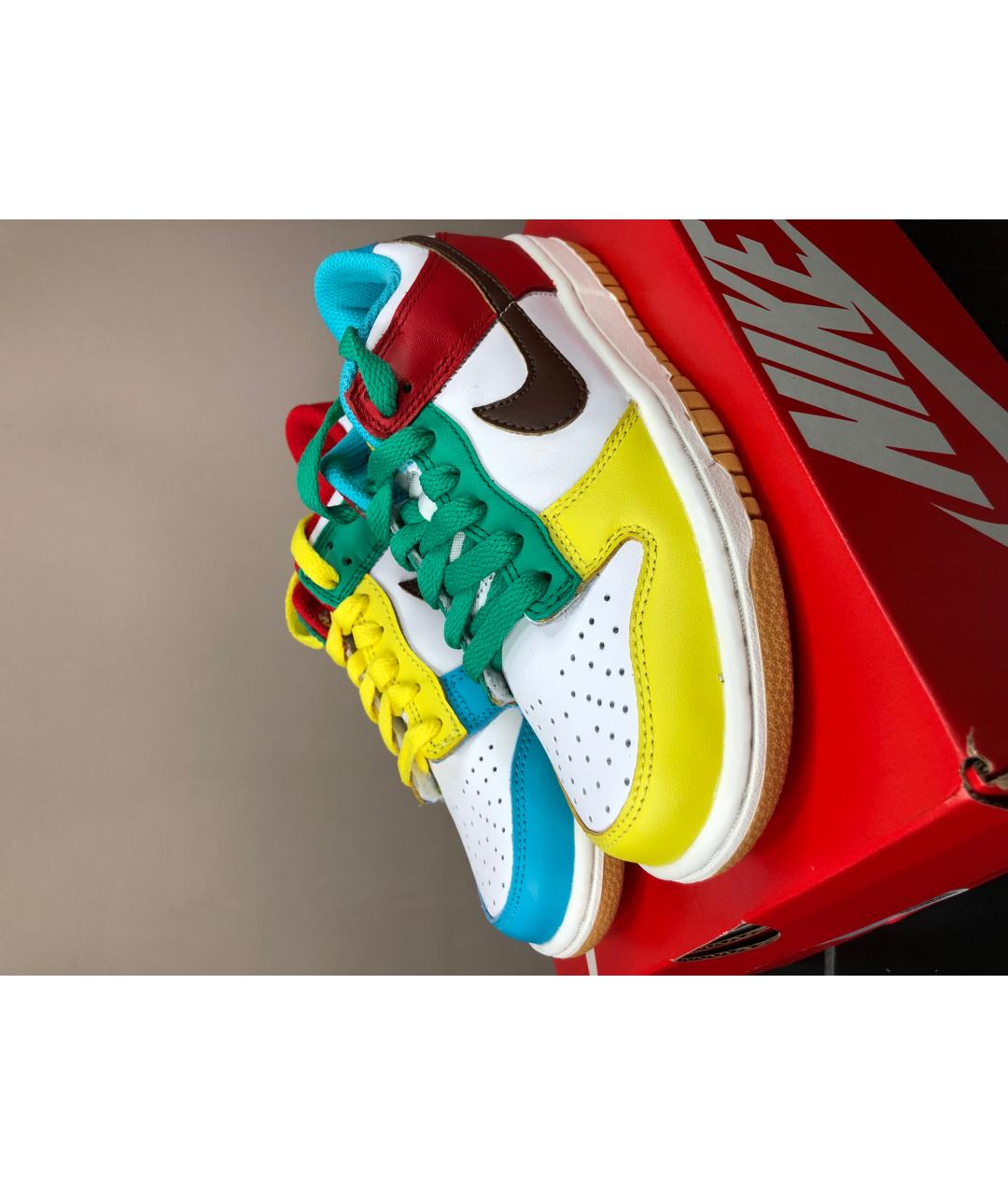 NIKE Мульти кожаные кроссовки, фото 3
