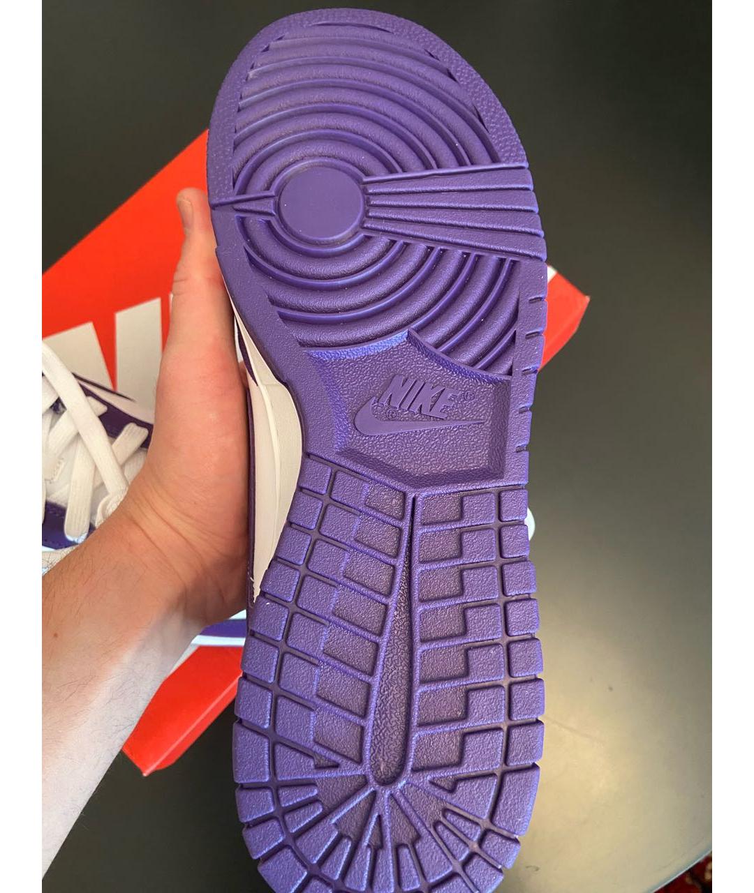 NIKE Фиолетовые низкие кроссовки / кеды, фото 6
