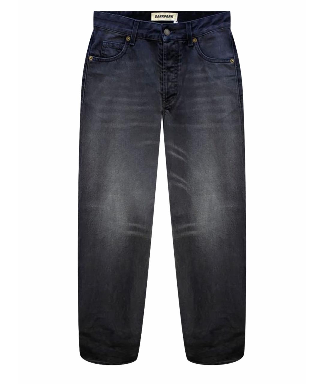 DARKPARK Черные хлопковые прямые джинсы, фото 1