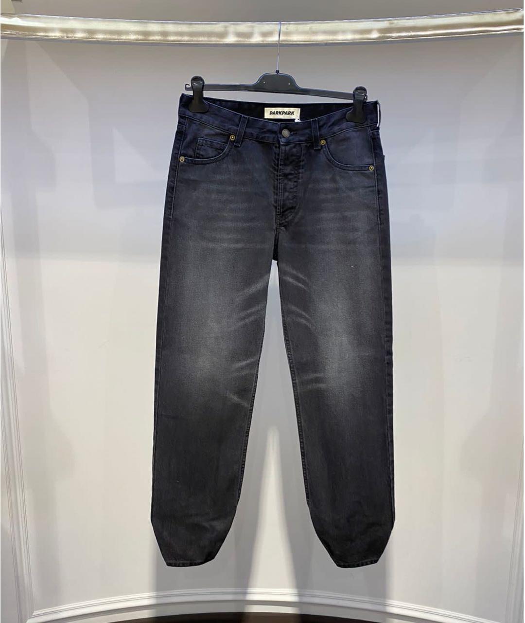 DARKPARK Черные хлопковые прямые джинсы, фото 3