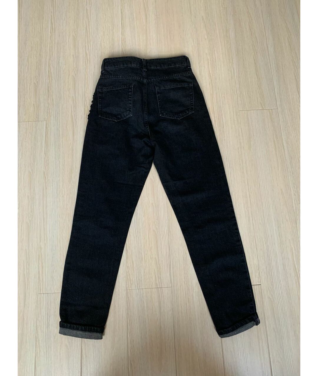 DALOOD Черные хлопковые джинсы слим, фото 2