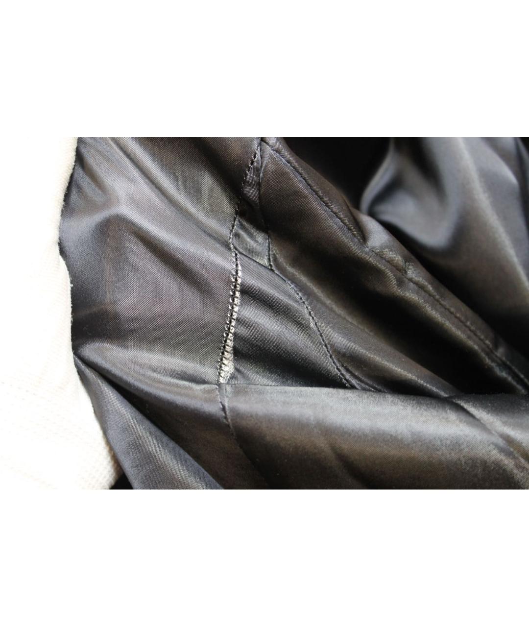 GIORGIO ARMANI Черная кожаная куртка, фото 6