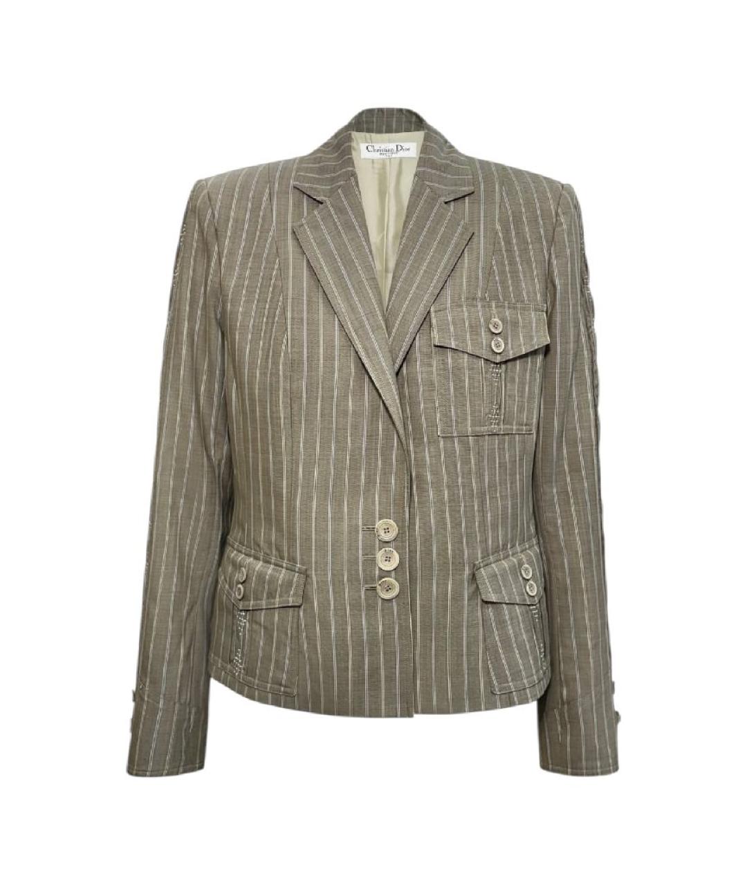 CHRISTIAN DIOR Бежевый костюм с брюками, фото 2