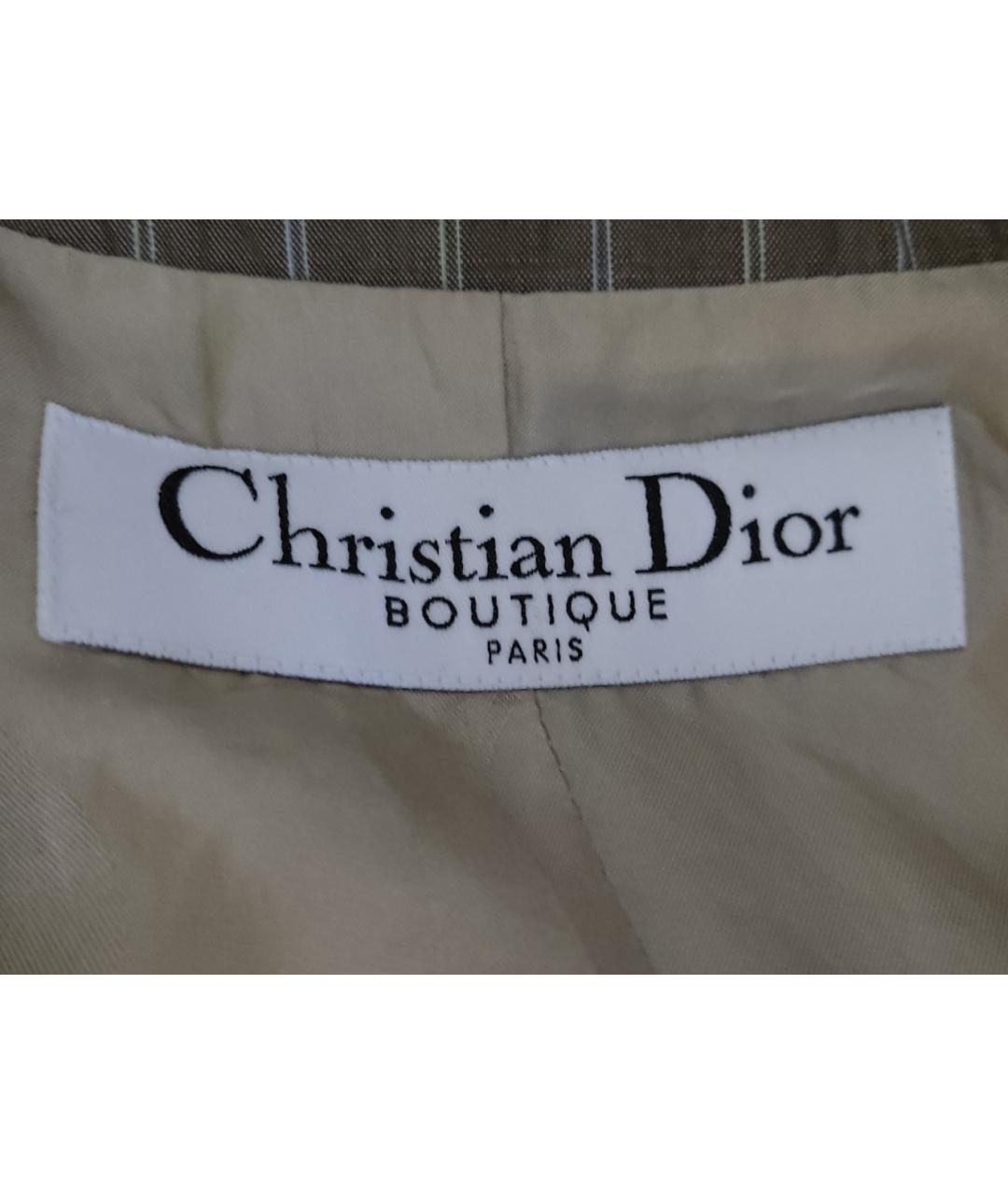 CHRISTIAN DIOR Бежевый костюм с брюками, фото 4