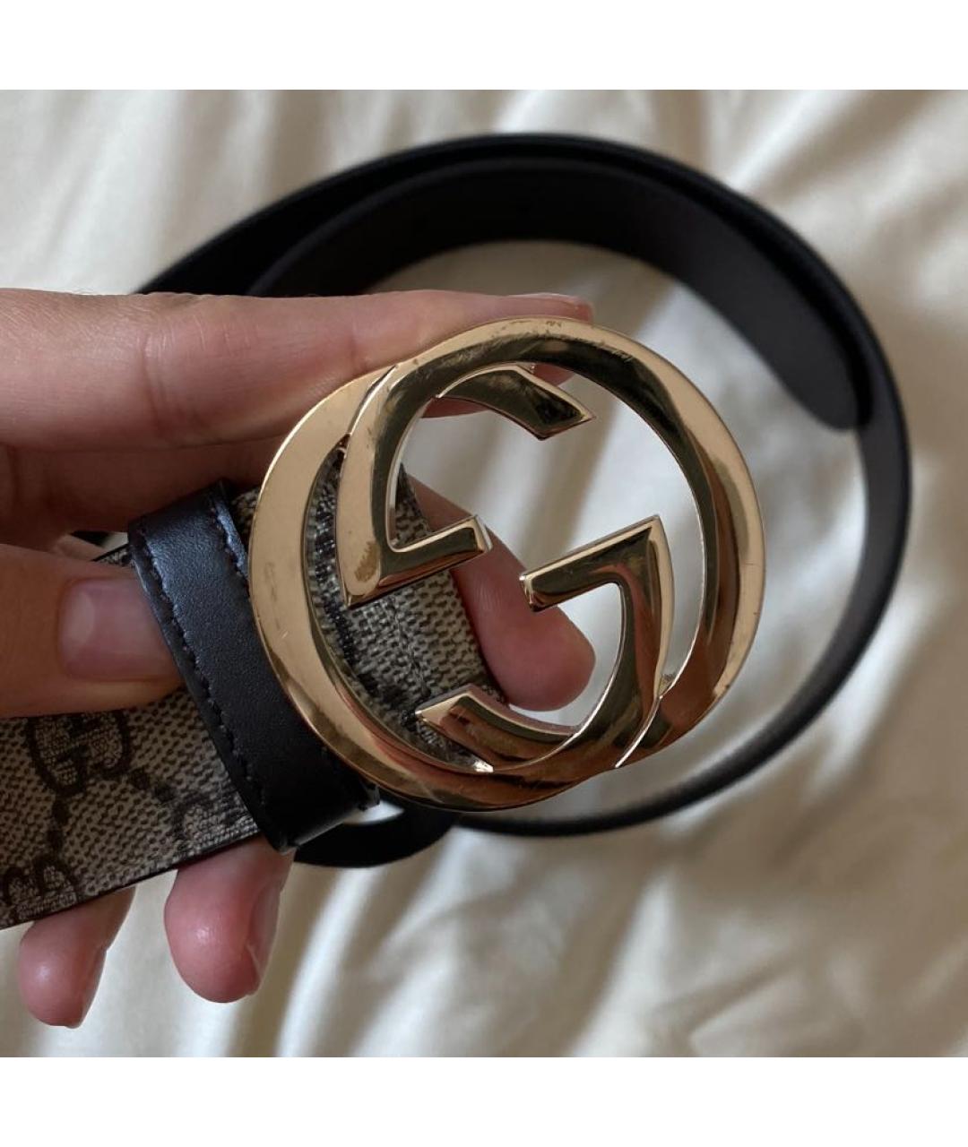 GUCCI Коричневый кожаный ремень, фото 3