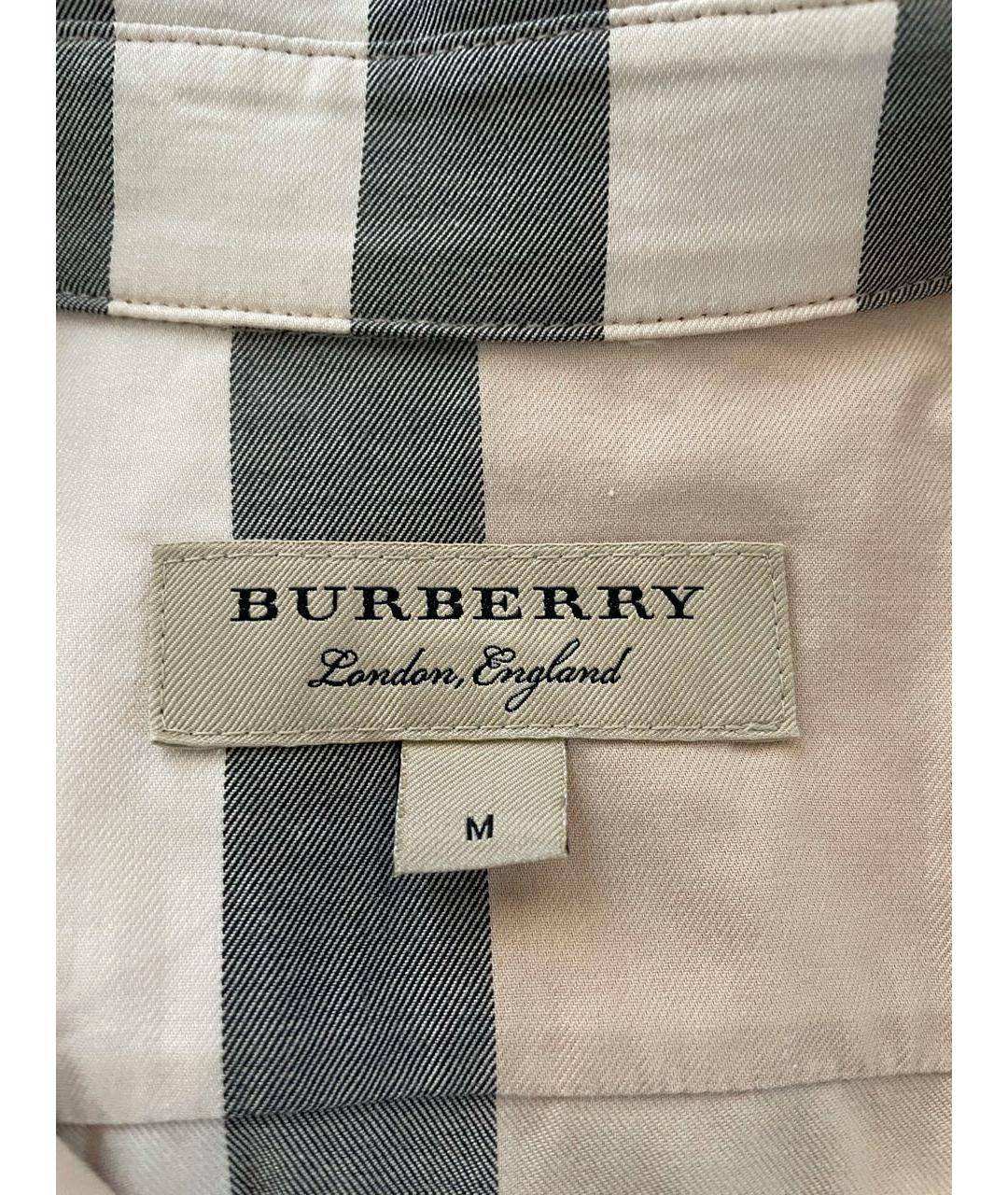 BURBERRY LONDON Хлопко-эластановая рубашка, фото 3