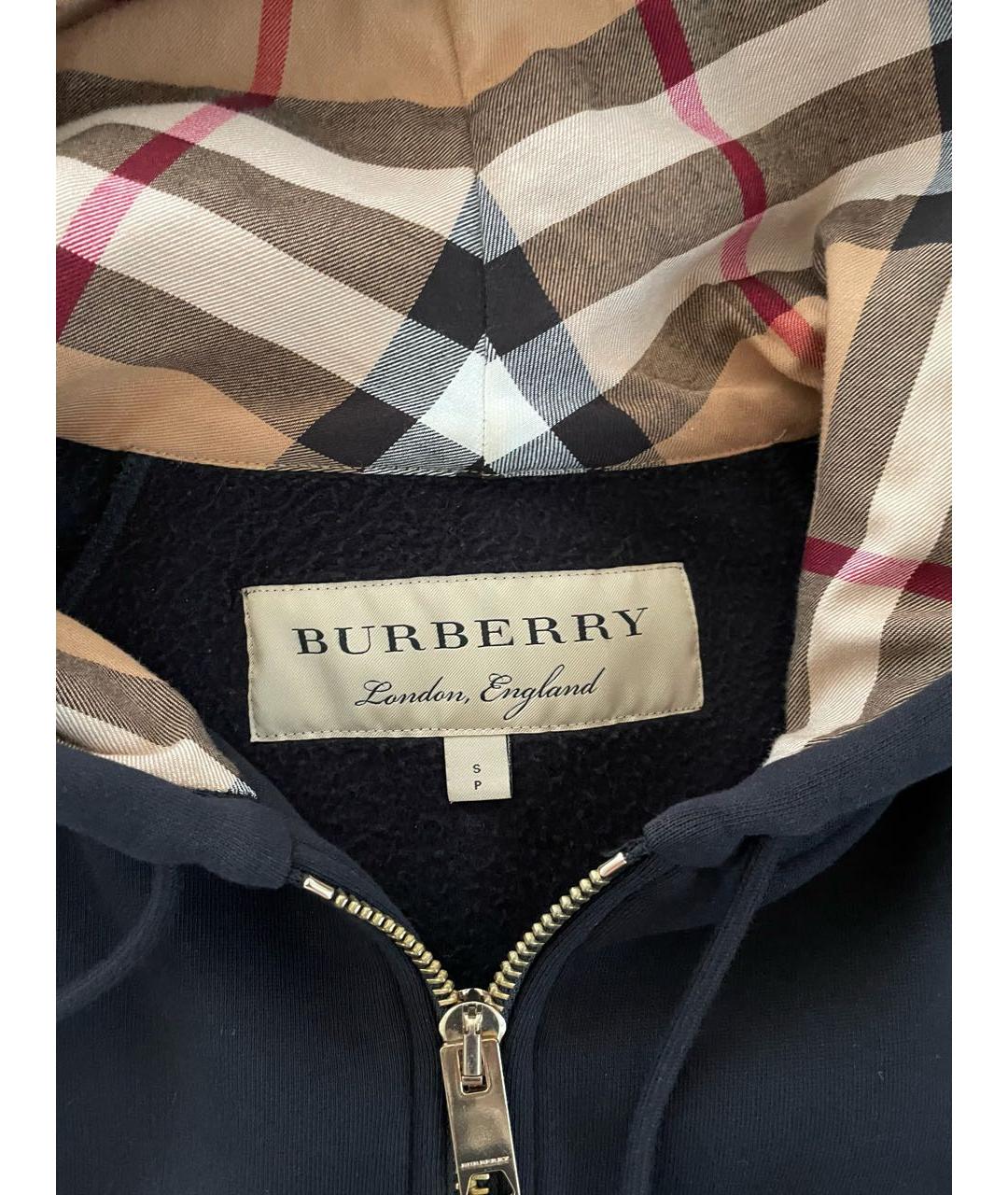 BURBERRY LONDON Черный хлопковый кардиган, фото 3