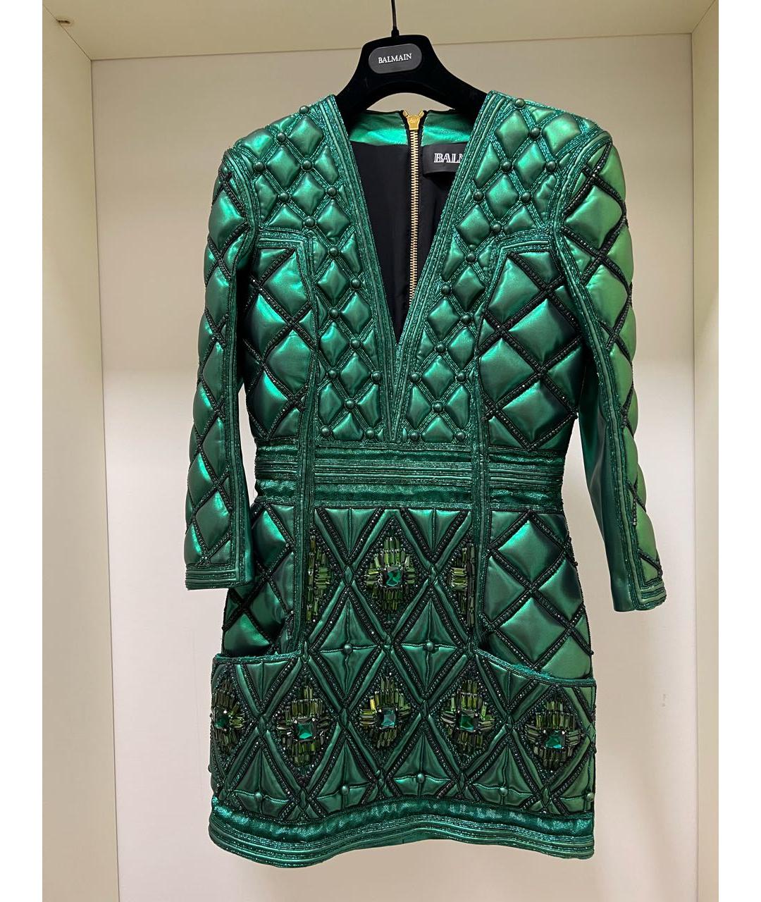 BALMAIN Полиэстеровое коктейльное платье, фото 8