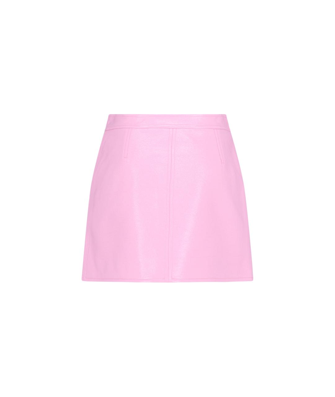 COURREGES Розовая юбка мини, фото 3