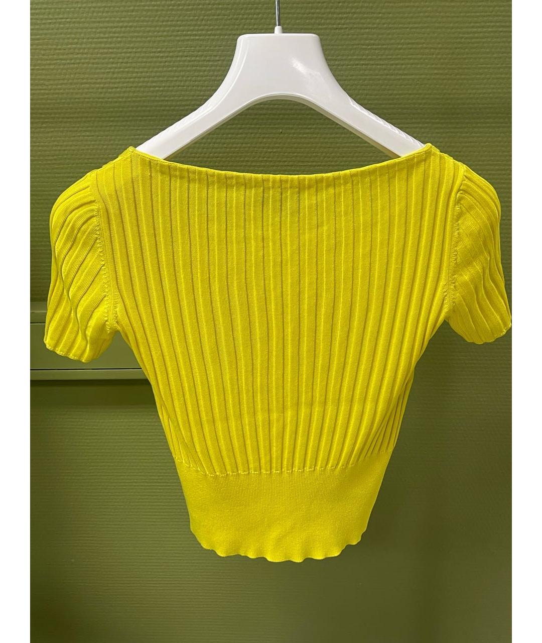 PRADA Желтый джемпер / свитер, фото 3