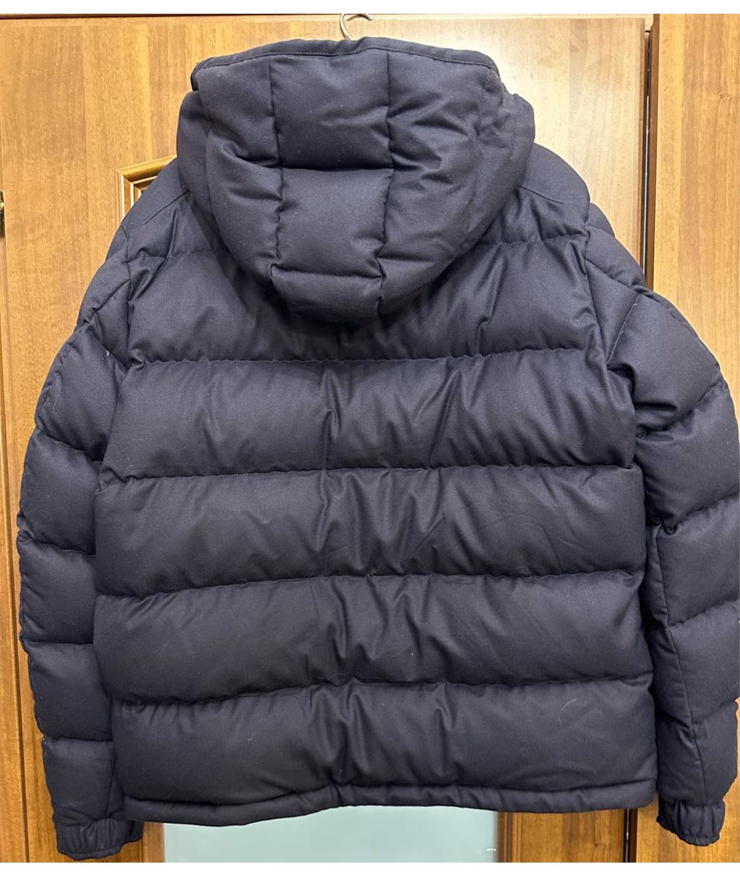 MONCLER Темно-синяя хлопковая куртка, фото 2