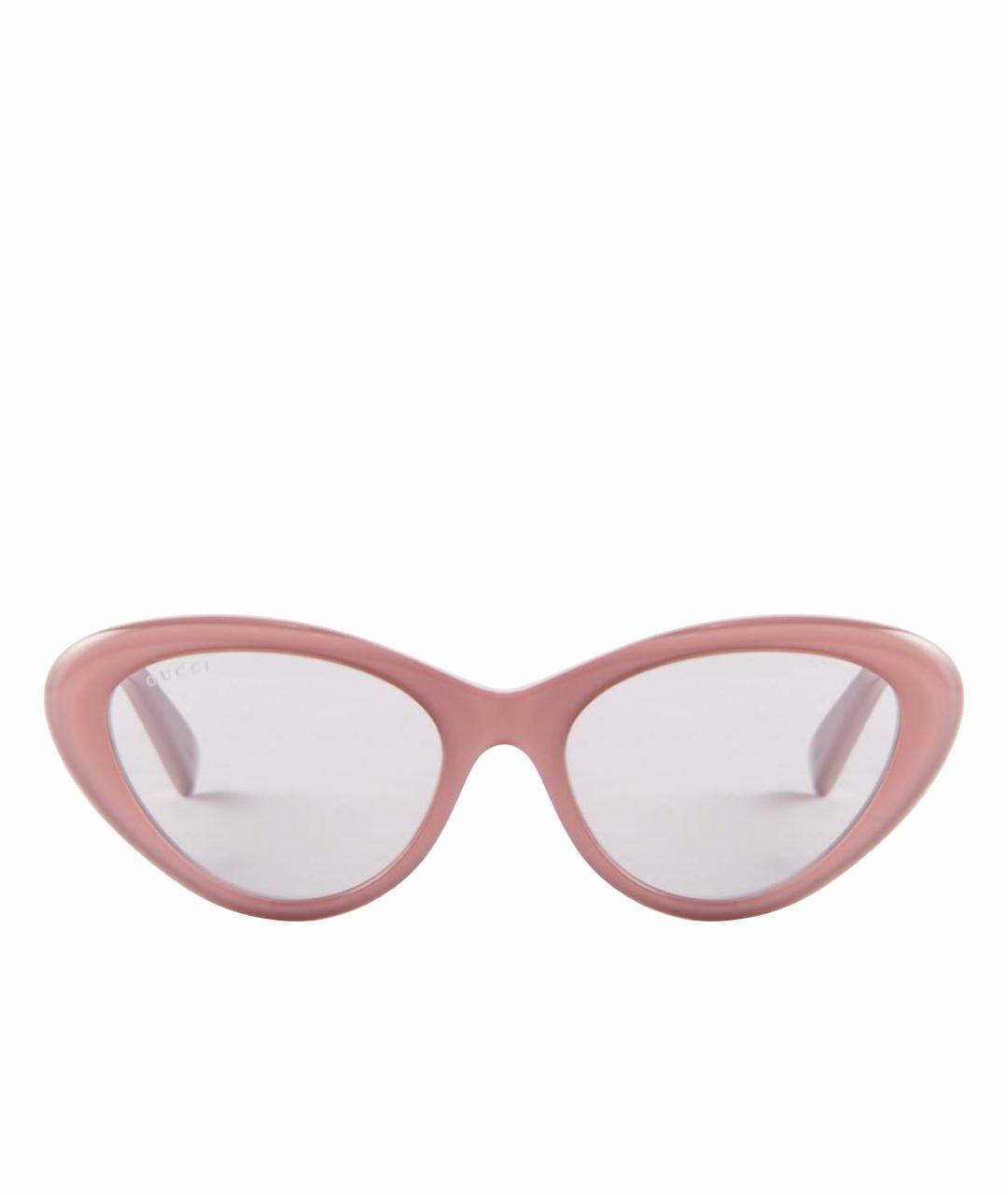 GUCCI Розовые пластиковые солнцезащитные очки, фото 1