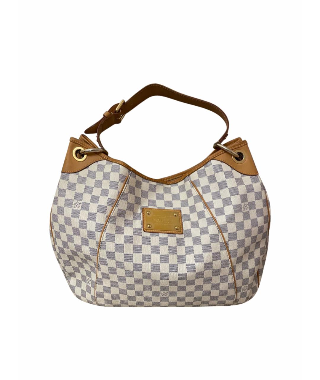 LOUIS VUITTON PRE-OWNED Белая кожаная сумка с короткими ручками, фото 1